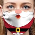 thumbnail image 2 of Decodeary Christmas Themed Dust Mask Breathable Polyester Printing with Elastic Ear Rope Type 1  Pattern 4, 2 of 9