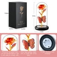 thumbnail image 5 of Qoosea Mothers Day Gifts, Artificial Flowers Eternal Red Rose Butterfly Led Lights, Birthday Gifts for Women Valentines Day Decorations Room Decor, 5 of 8