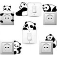 thumbnail image 1 of 6 pegatinas para interruptor de luz con diseño de panda de 18 x 18 cm., 1 of 7