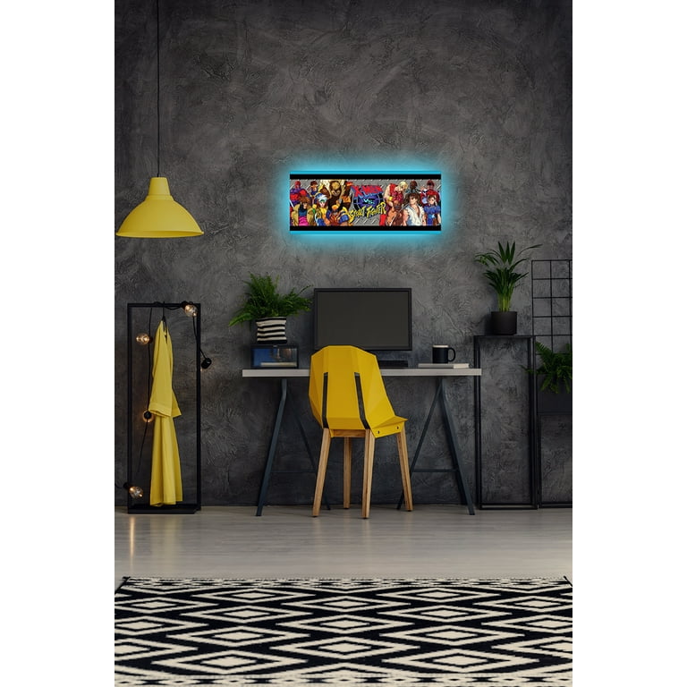 Arcade1up X-Men VS Street Fighter Light Up Wall Mounted
