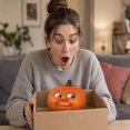 thumbnail image 7 of 2026 Halloween Outdoor Decorations Funny Smiling Pumpkin Figurine Halloween Whimsical Pumpkin Decor Tabletop Ornament For Home Office And Festive Decoration, 7 of 7