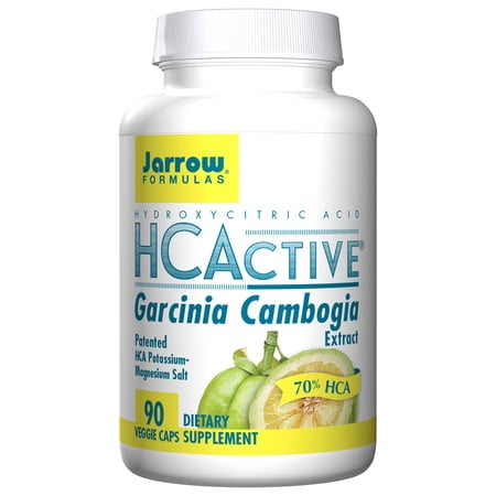 Jarrow Formulas HCActive Garcinia Cambogia, Supports appetite control and weight management, 90 Veggie Caps