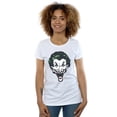 thumbnail image 2 of DC Comics Womens The Joker Big Face Cotton T-Shirt, 2 of 5