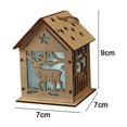 thumbnail image 2 of Christmas Lighted House Luminous, For Xmas Desktop Ornament Holiday E Decor, 2 of 4