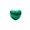 Green Heart, variant on 925 Sterling Silver Christmas Hat Red Heart Charm Bead for Bracelet Charms Bangle Pendant Jewelry