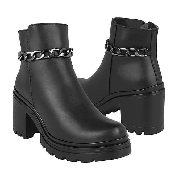 BOTINES DAMA STYLO 6803 SIMIPIEL NEGRO Stylo 6803