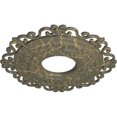 thumbnail image 3 of Ekena Millwork 22"OD x 6 1/4"ID x 1 3/4"P Orrington Ceiling Medallion (Fits Canopies up to 6 1/4"), Hand-Painted Witch Hazel Crackle, 3 of 6