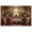 Unframe-style, variant on African American Black Jesus Last Supper Wall Art Religious Canvas Poster