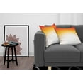 thumbnail image 3 of Ambesonne Modern Throw Pillow Cover 2 Pack, Digital Retro Triangle, 20", Orange Yellow Cream, 3 of 5