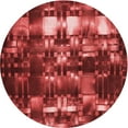 thumbnail image 1 of Ahgly Company Machine Washable Indoor Round Transitional Grapefruit Red Area Rugs, 8' Round, 1 of 7