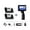 With 2 cartridges, variant on 12.7mm Label Printer QR Bar Batch Code Date Number Logo Expiry Date Handheld Inkjet Printer 24 Languages Portable ,Portable & User