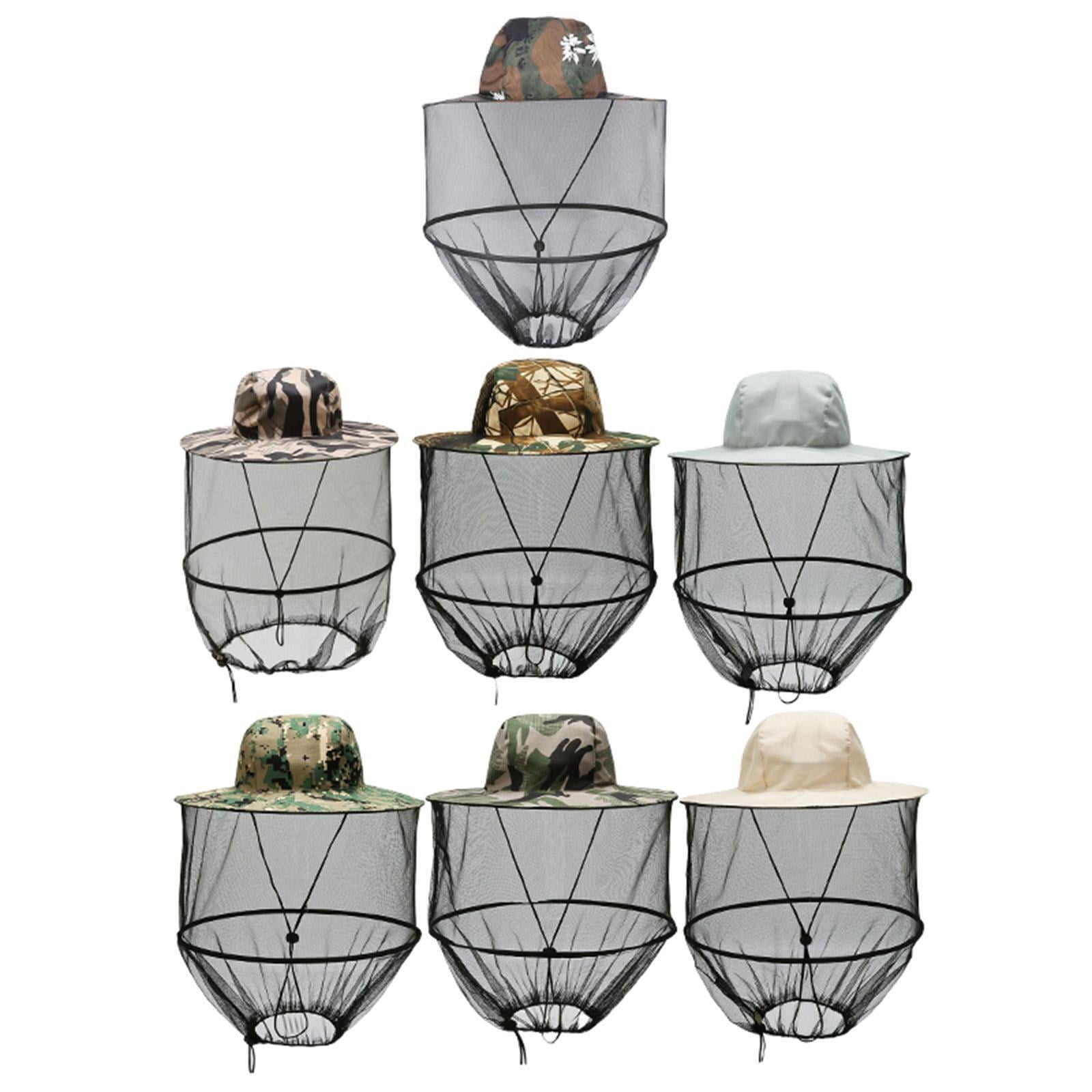 Head Net Mesh Bee Keeper Hats Beekeeper Protective Hat Bucket For Fishing