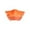 Orange, variant on Luoshdecor Patriotic Star Shaped Bowl ,Ceramic Raised Cat Bowl for Food or Fruit,Independence Day Candy Bowl for Tiered Tray Decoration and Daily Use