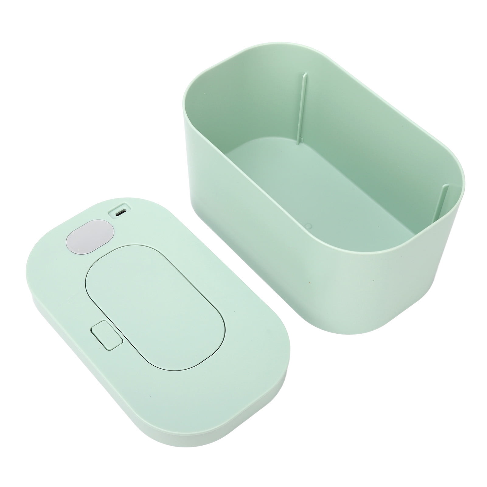 USB Baby Wipe Heating Box Wet Tissue Heating Box Constant Temperature Wet Wipe Dispenser Use Warm Wipes For Your Baby (Green)