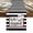 Brown, variant on Black White Striped Table Runner Football Stripes Farmhouse Art Tablerunners 13 x 36 Inch, Table Decorations Tabletop Scarf for Summer Gathering Holiday Farmhouse Kitchen Dining Decor