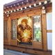 thumbnail image 3 of Cortina para puerta Escanor, cortina opaca con estampado de patrón para ventana, cortina divisoria para habitación, tapiz para decoración del hogar, 34" de ancho x 56" de largo, 3 of 7
