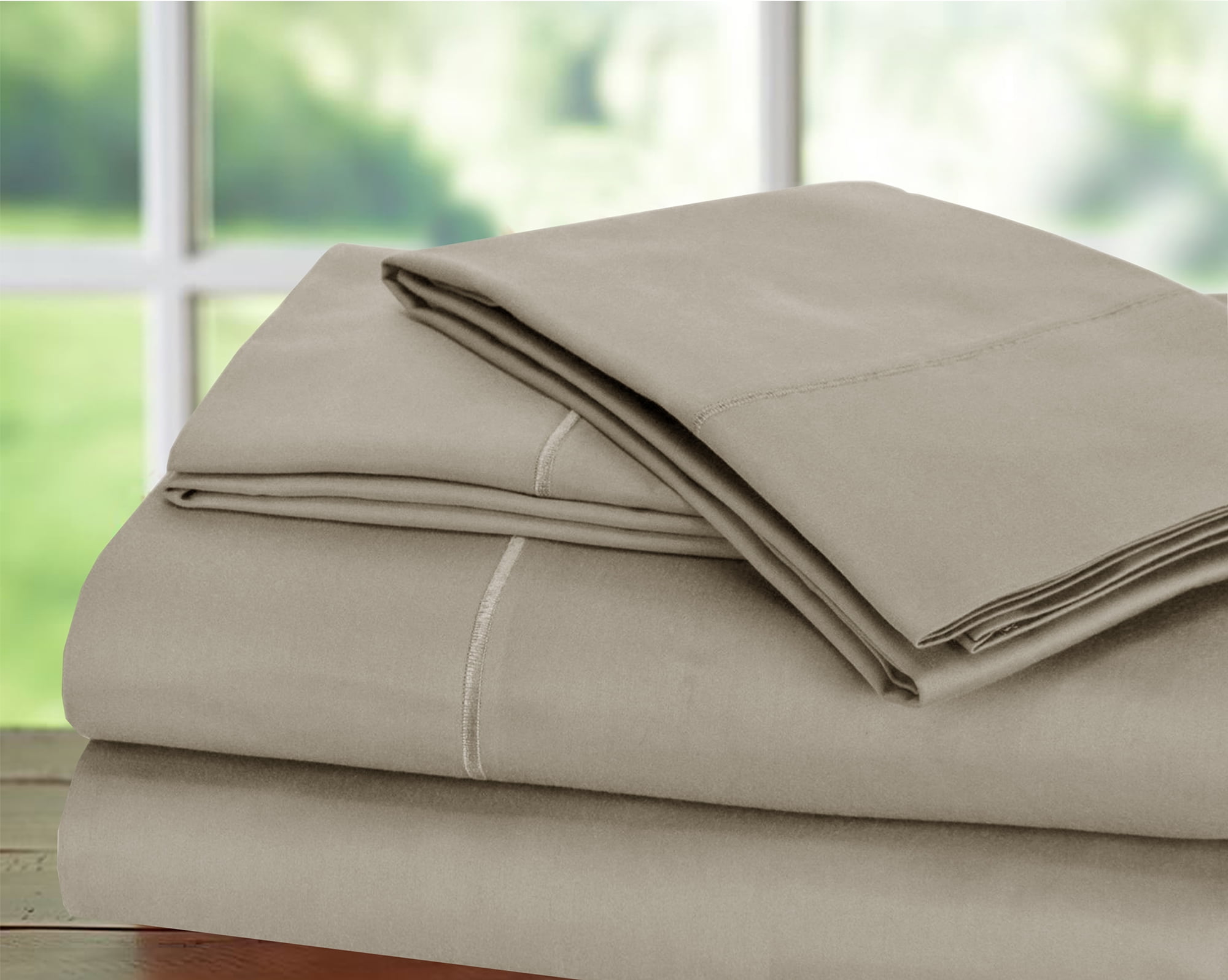 1000 Thread Count Luxury Egyptian Cotton Rich Sateen Sheet Set, 4pc