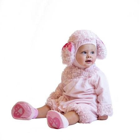 Cuddly Jungle Pink Poodle Infant Halloween Costume - 6-12 Months - Pink
