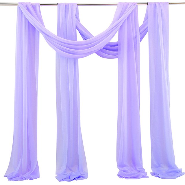 LCXmlly Ensemble de Rideaux de Fond pour Poêle à Rôtir (2 Pcs) Paillettes Résistant à la Décoloration Sans Plis Doux Élégant Décoration de Mariage Extérieure