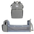 thumbnail image 1 of 4-in-1 Convertible Baby Diaper Bag - Get Organized with Multi-Purpose Travel Baby Bag - Includes Bassinet & Changing Pad Lightweight Design Wears 4 Ways - Spacious Interior, 1 of 8