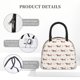 thumbnail image 4 of Balery Dachshund Dog Puppy Bolsa de Almuerzo para Mujeres, Caja de Almuerzo, Bolsa de Almuerzo Pequeña Impermeable, Tote de Almuerzo Reutilizable con Gran Capacidad, 4 of 6