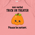 thumbnail image 4 of Inktastic Non-Verbal Trick or Treater with Cute Pumpkin Boys or Girls Baby Bodysuit, 4 of 5
