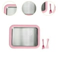 thumbnail image 6 of Esquirla Maker Ice Cream Homemade Tray Yogurt with 2 Spatulas Household Gelato Icecream Instant Cold Plate Pink, 6 of 8