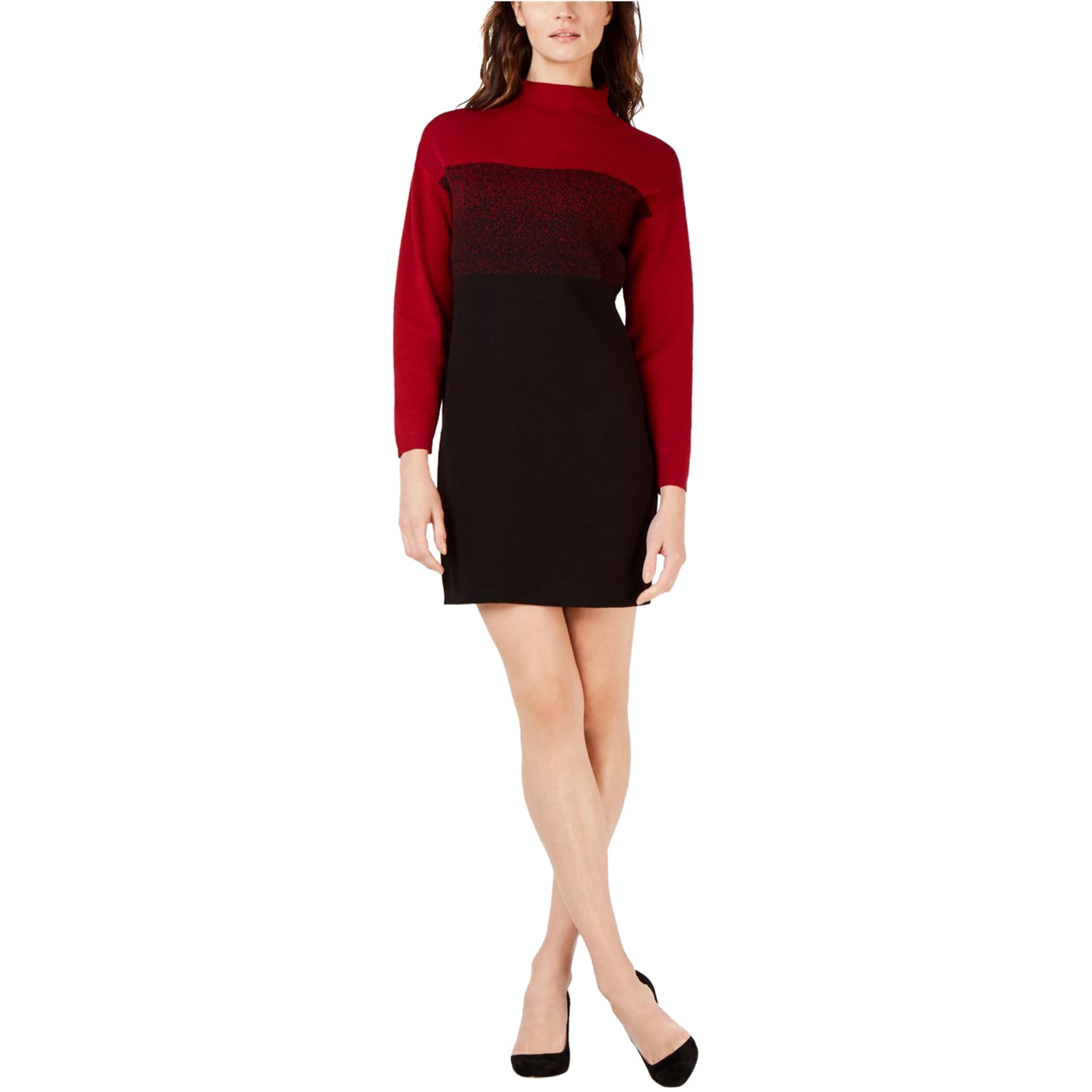 Anne Klein Womens Ombre Sweater Dress 