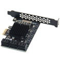 thumbnail image 2 of Tarjeta de expansión PCIE SATA 3.0 Convertidor interno de 6 Gbs (1X PCIE a 10 puertos), 2 of 9