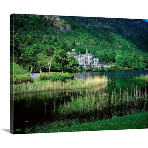 Great BIG Canvas The Irish Image Collection Premium Thick-Wrap Canvas entitled Kylemore Abbey, Co Galway, Ireland