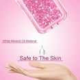 thumbnail image 7 of YUNOVA for iPhone 14 Plus Case Glitter Floating Liquid Shiny Quicksand Case for Women Girls Heavy Duty Shockproof Protective Case Hard PC Bumper Soft TPU Cover for iPhone 14 Plus, 7 of 7