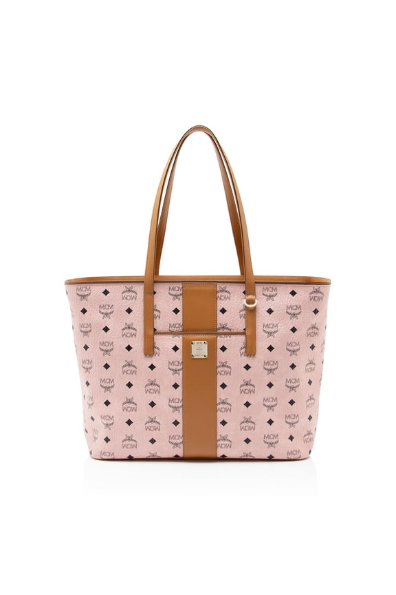Pre-Owned MCM Visetos Anya Medium Shopper Tote