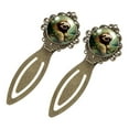 thumbnail image 2 of Sloth Elegant Vintage Copper Lace Bookmarks - Set of 2, Stainless Steel Reading Accessories, 2 of 5
