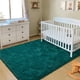 thumbnail image 5 of Alfombra Benron, mullida, verde azulado, 120 x 180 cm, para sala de estar y dormitorio, 5 of 7