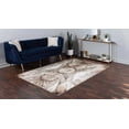 thumbnail image 4 of Unique Loom 3137733 9 x 12 ft. Albert Sofia Rectangular Rug, Brown, 4 of 10