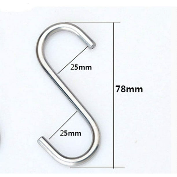 Steel S Hooks - Multiple Sizes