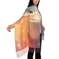 thumbnail image 4 of Sikiie Starry Sky Cute Horse Shawl Wraps Big Scarf Tassel Fall Winter Thick Scarf Warm Shawl Women Fall Gifts, 4 of 8