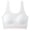 White, variant on Teen Girls' Wirefree Training Bra with Double Layer Front Soft Breathable for Daily Sports