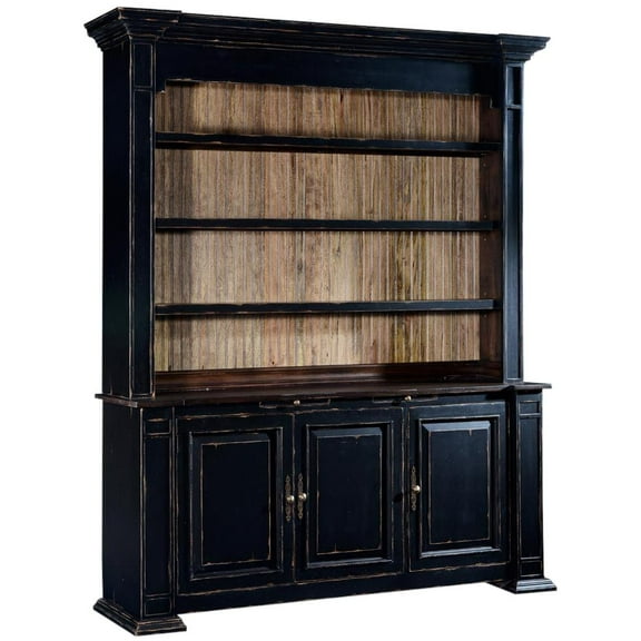 Striking Welsh Hutch in Blackwash Finish | Solid Wood