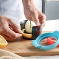 thumbnail image 5 of Cortador de huevos, cortador de huevos 3 en 1 de acero inoxidable para huevos duros, cortador de uvas multifuncional con diferentes formas para el hogar, cocina, 5 of 5