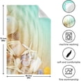 thumbnail image 3 of Dreamtimes Seashells and Sea Starfishes Kitchen Towels Set of 4 Dishcloths Hand Towels Tea Towels Ultra Absorbent for Cleaning Washing Drying Dishes Tableware 28'' x 18'', 3 of 7