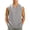 A330-White, variant on Sleeveless Sport Tank Shirts for Men Herringbone Print Stand Collar Blouse Casual Tank Top Summer Workout Tank Tops