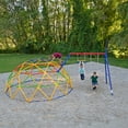 thumbnail image 5 of ActivPlay 12' Geo Dome Climber with Swing Set - 3-in-1 Gym, Basketball Hoop & Trapeze Bar, ASTM Certified, 5 of 5