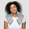 thumbnail image 4 of Safdie & Co. Neck Wrap Aromatic Knit Weighted Grey, 4 of 5