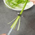 TUMALL Rotary Tool Scallion Cutter Slicer Plum Blossom Onion Shredder