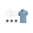 thumbnail image 2 of Mio Marino Men's Designer Golf Polo Shirt-3 Pack, 2 of 7