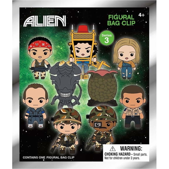 3D Figural Keyring Aliens Series 1 Mystery Pack (1 RANDOM Figure)