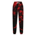 thumbnail image 5 of WXLWZYWL Halloween Pants for Women 2024 Cinch Bottom Sweatpants Women's Casual High Waisted Pockets Joggers Sport Workout Active Baggy Lounge Trousers, 5 of 5