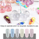 thumbnail image 4 of Soporte de fijación de placa de uñas de flor de ciruelo para manicura Lentejuelas de color de ensueño con base de soporte magnético Soporte de práctica de fijación de uñas de manicurista novato Jormftte CPB-DE-LYY394-2, 4 of 6
