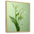 thumbnail image 2 of Designart "Blissful Simplicity Of Flora Petals I" Flowers Floater Framed Wall Decor, 2 of 5